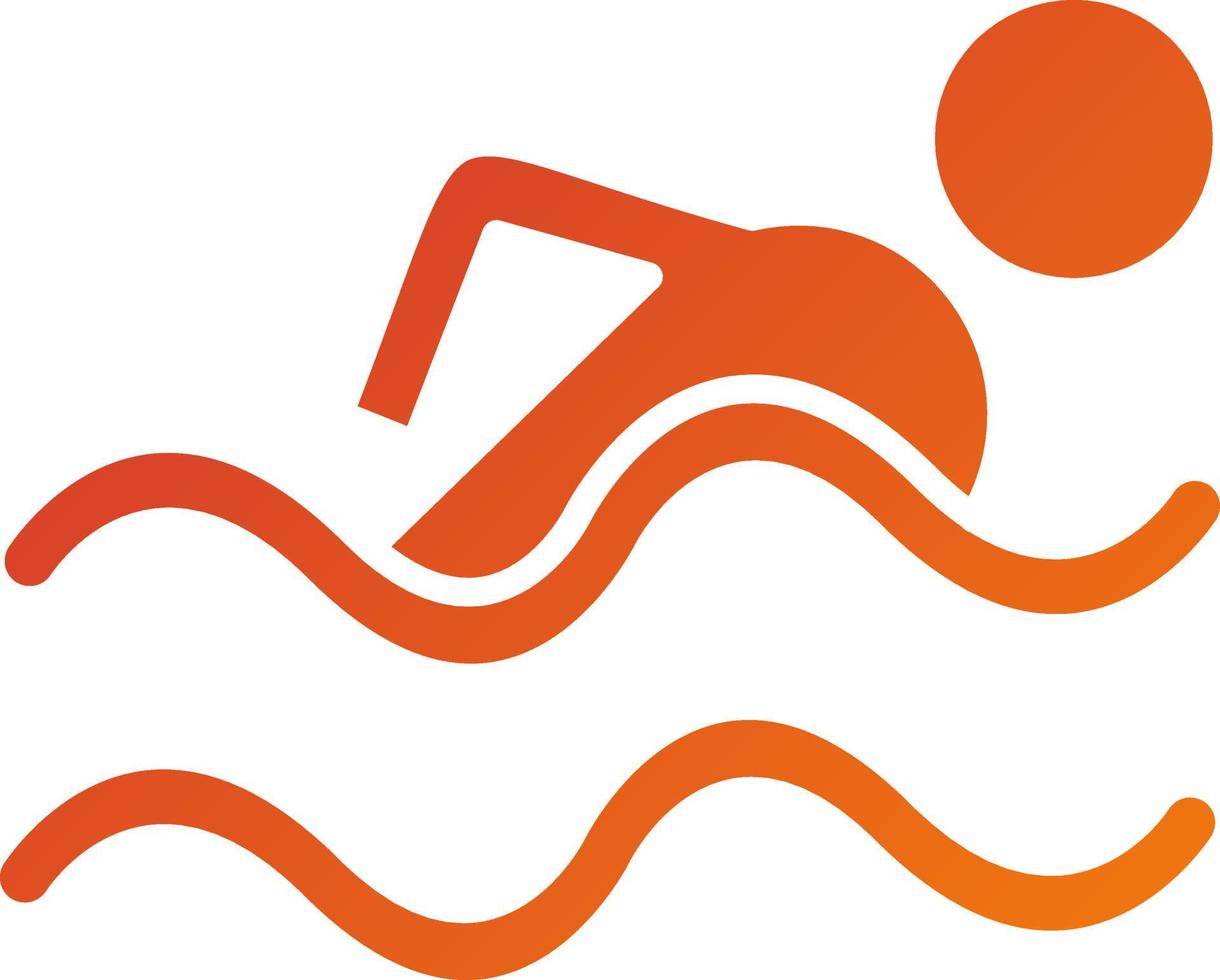Swimming Pool Icon Style vector