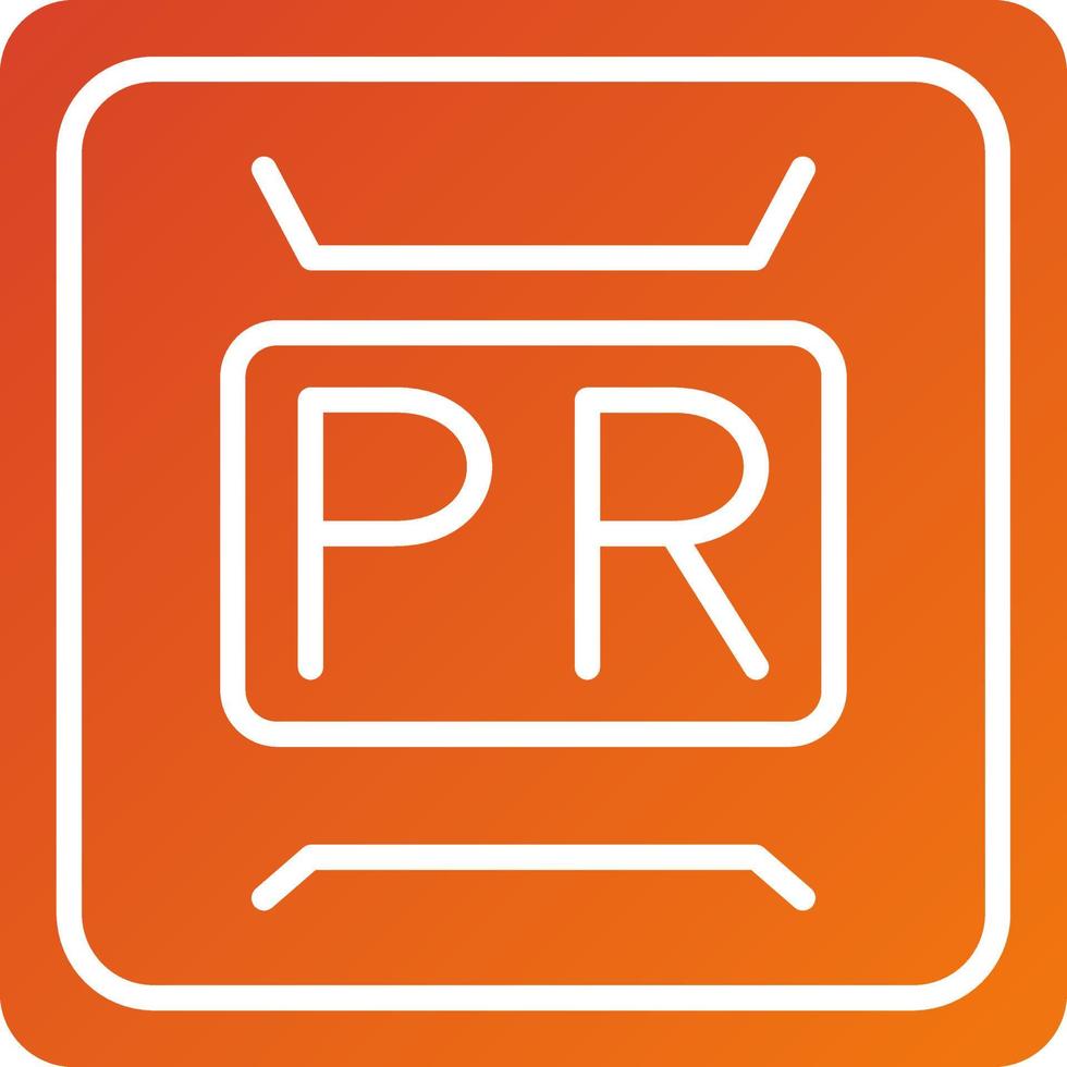 Premiere Icon Style vector