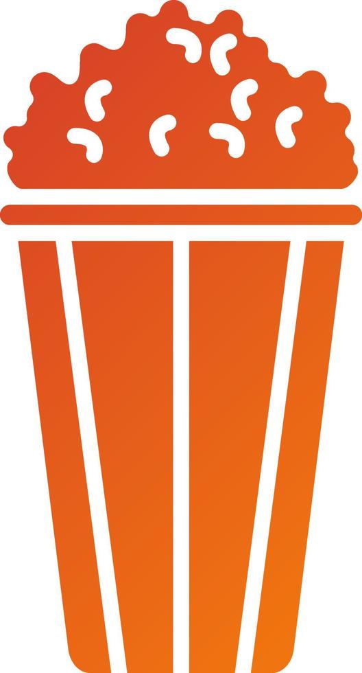 Popcorn Icon Style vector