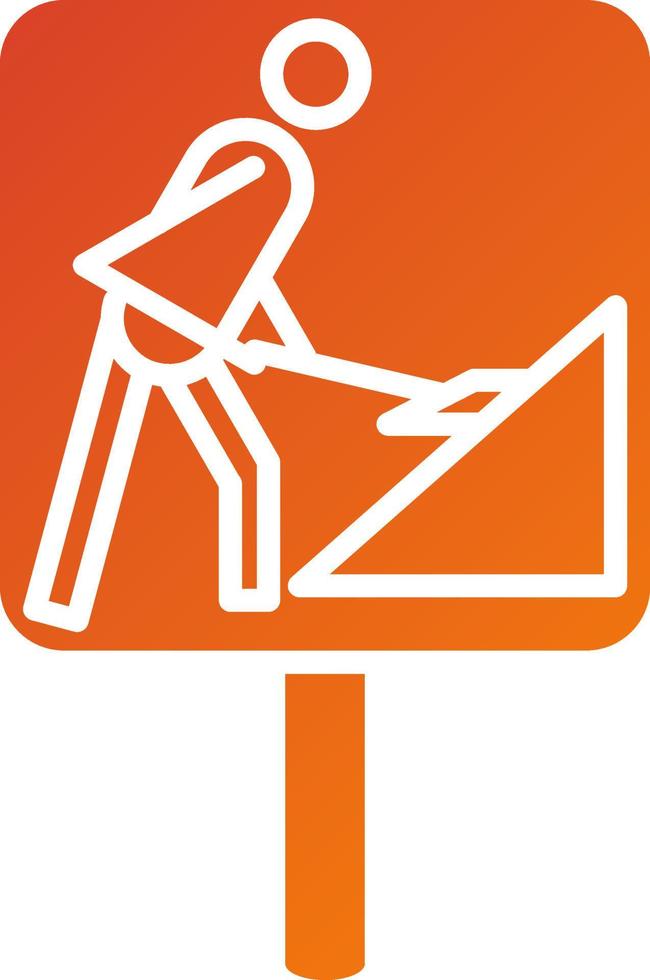 Roadworks Icon Style vector