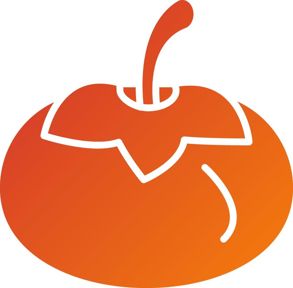 Persimmon Icon Style vector