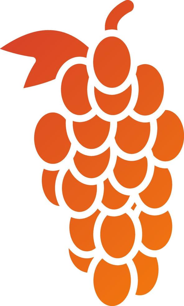 Grapes Icon Style vector