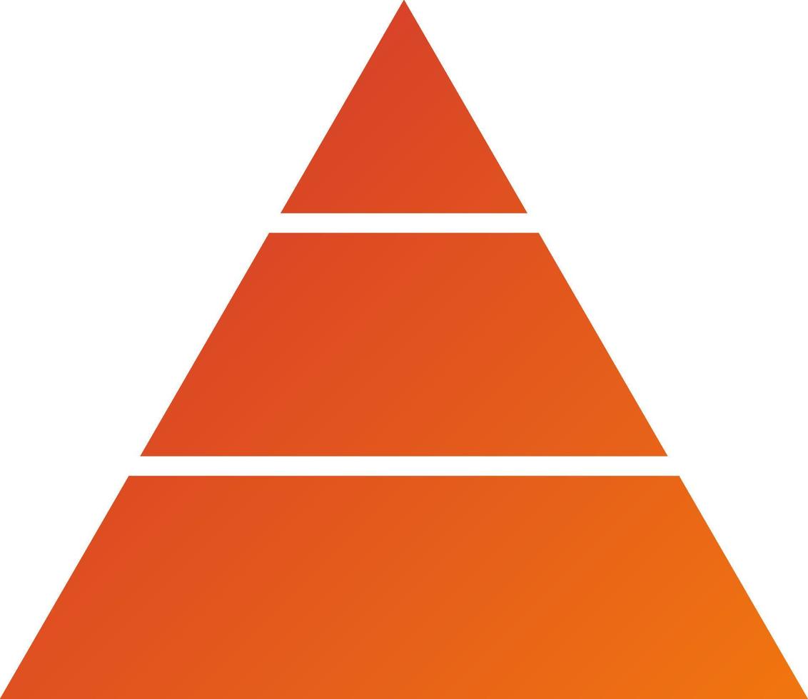 Pyramid Icon Style vector