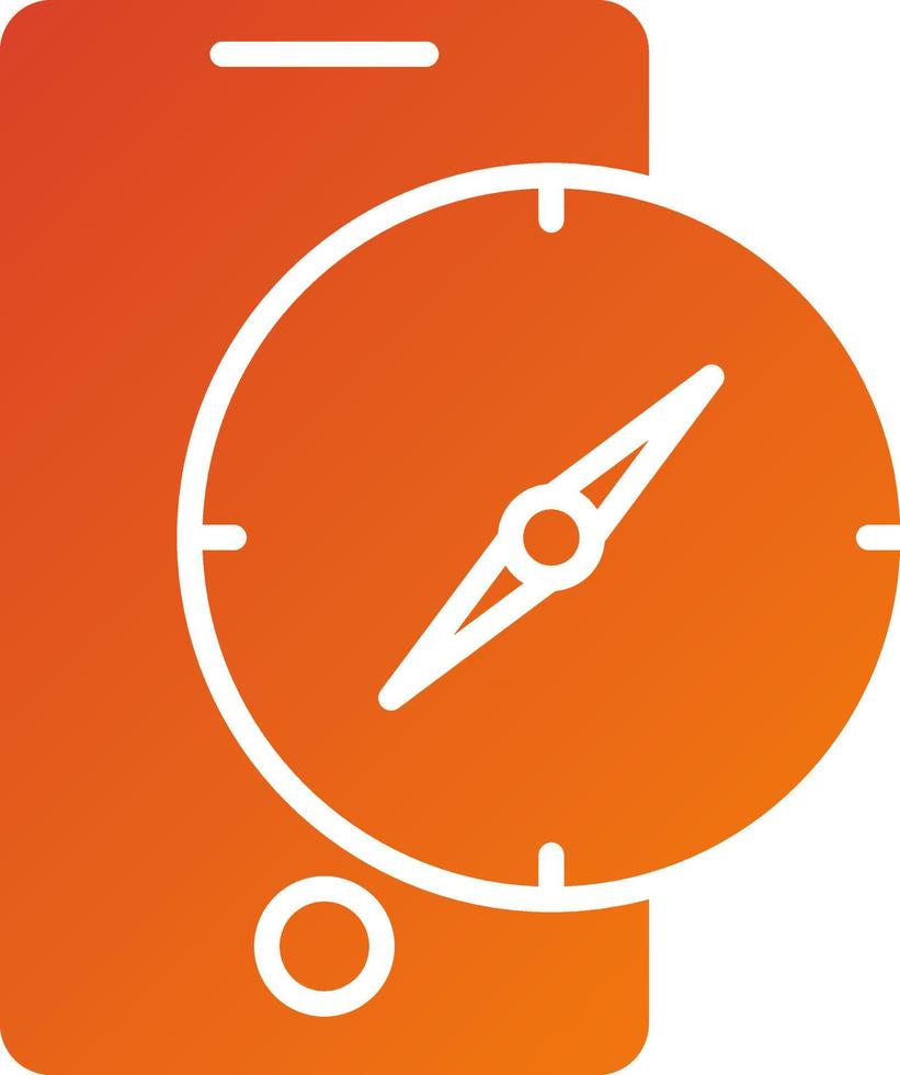 Compass App Icon Style vector