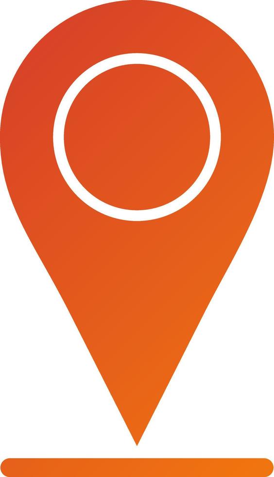 Current Location Icon Style vector