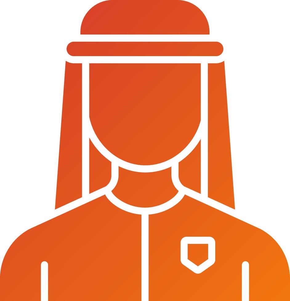 Arab Man Icon Style vector