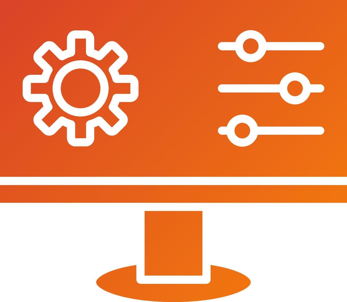 Control Panel Icon Style vector