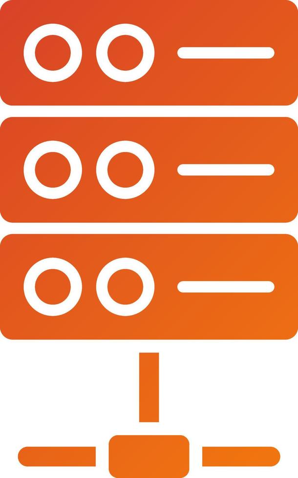 Database Icon Style vector