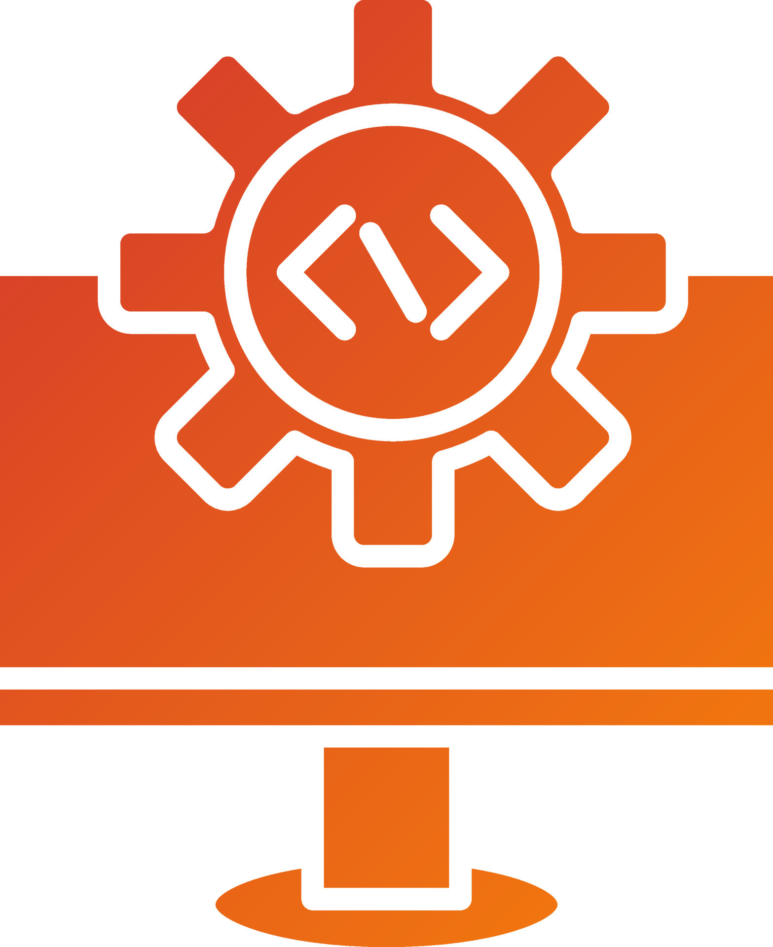 Code Settings Icon Style 21762600 Vector Art at Vecteezy