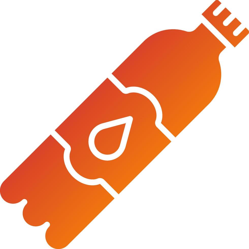 Water Bottle Icon Style vector