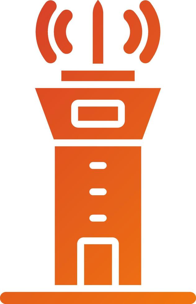 Control Tower Icon Style vector