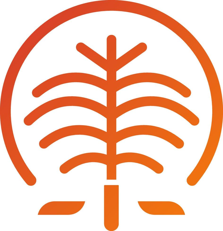 Palm Jumeirah Icon Style vector