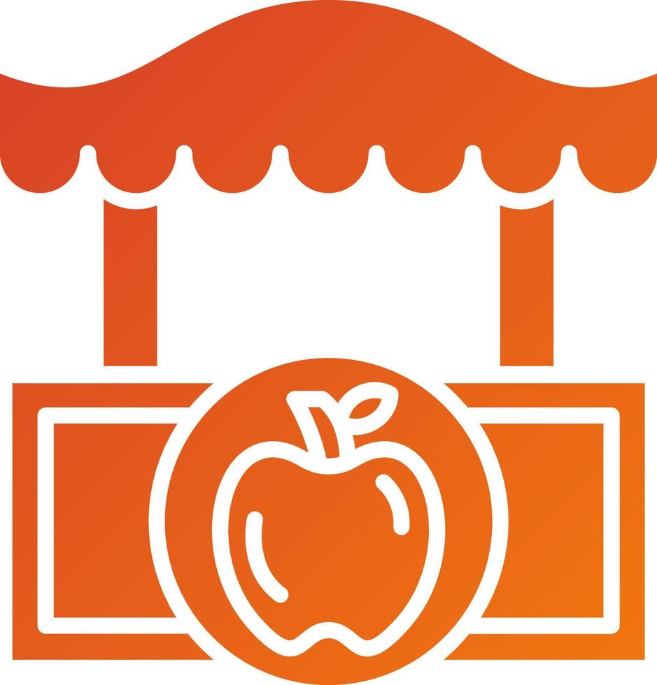 Fruits Shop Icon Style vector