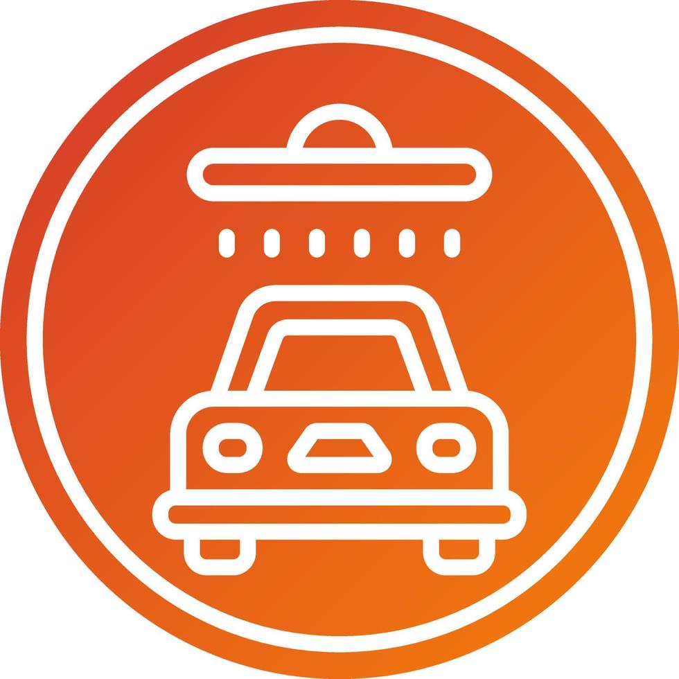 Car Wash Sign Icon Style vector