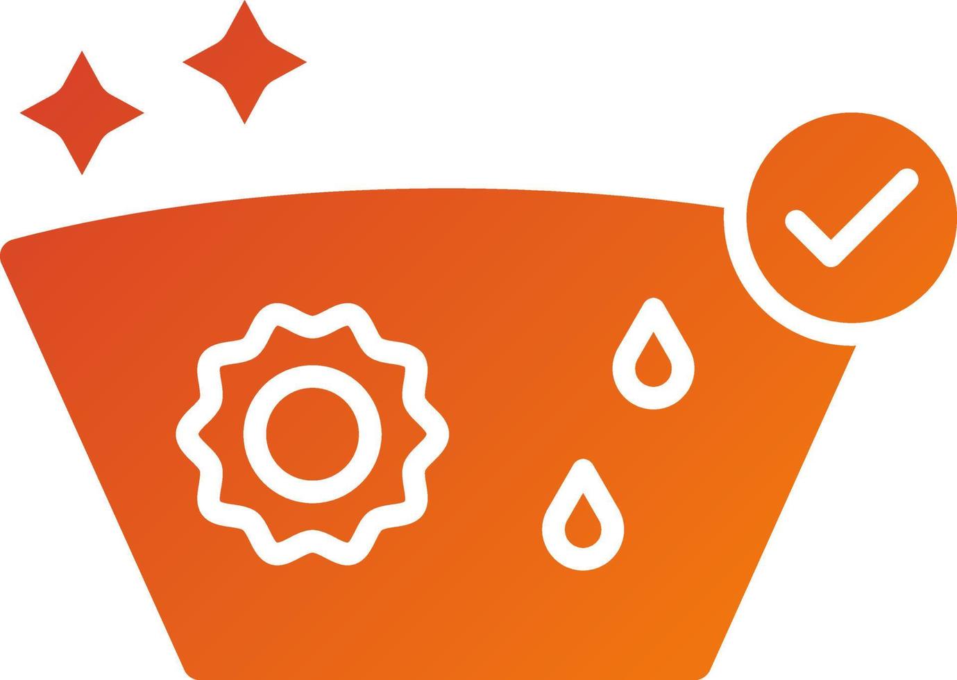 Glass Coating Icon Style vector