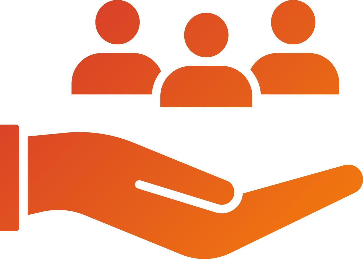 Customer Family Icon Style vector