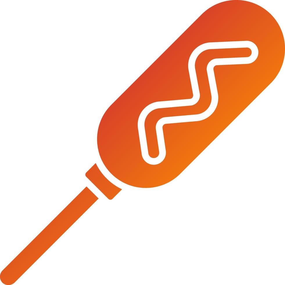 Corn Dog Icon Style vector