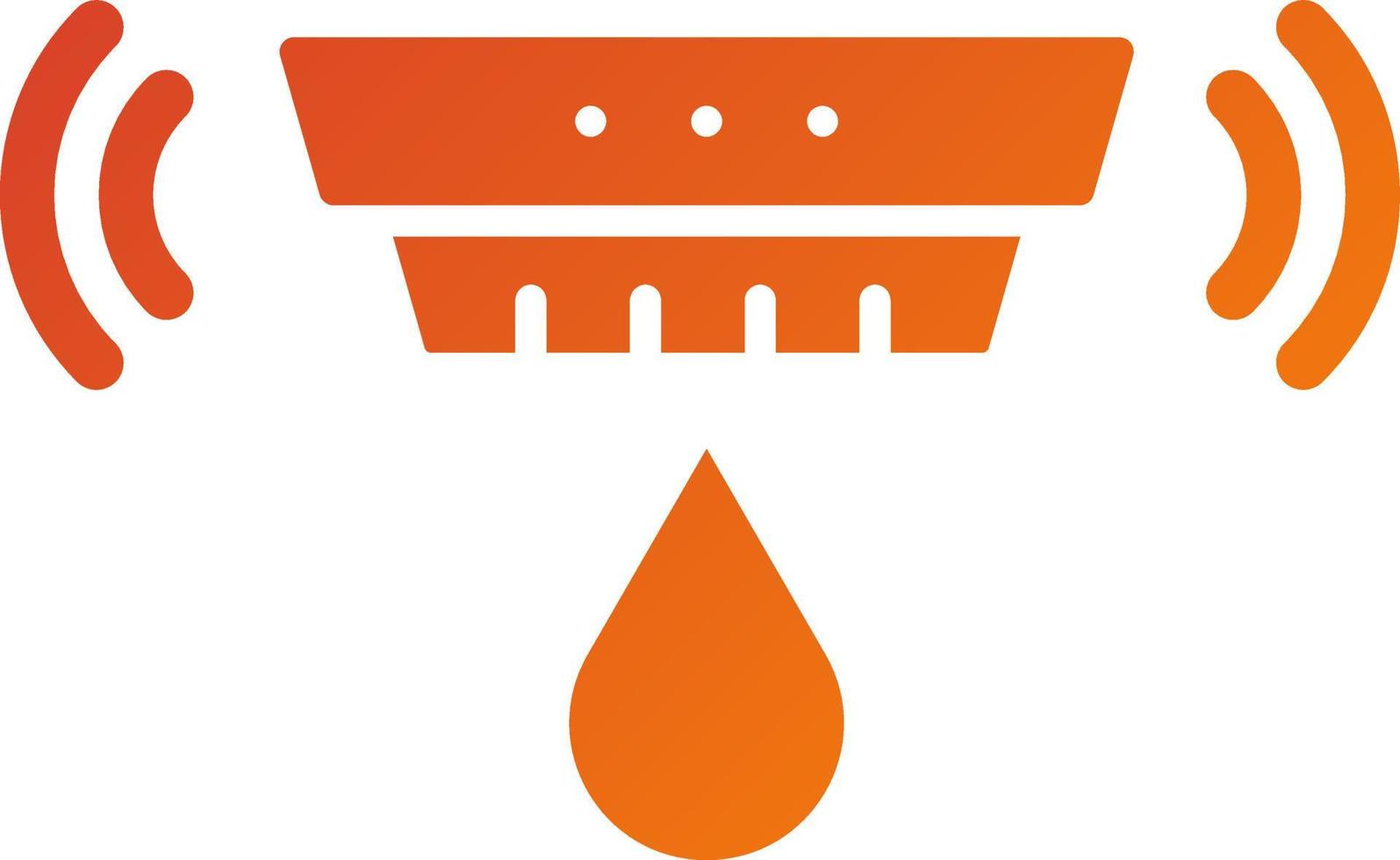 Smart Water Sensor Icon Style vector