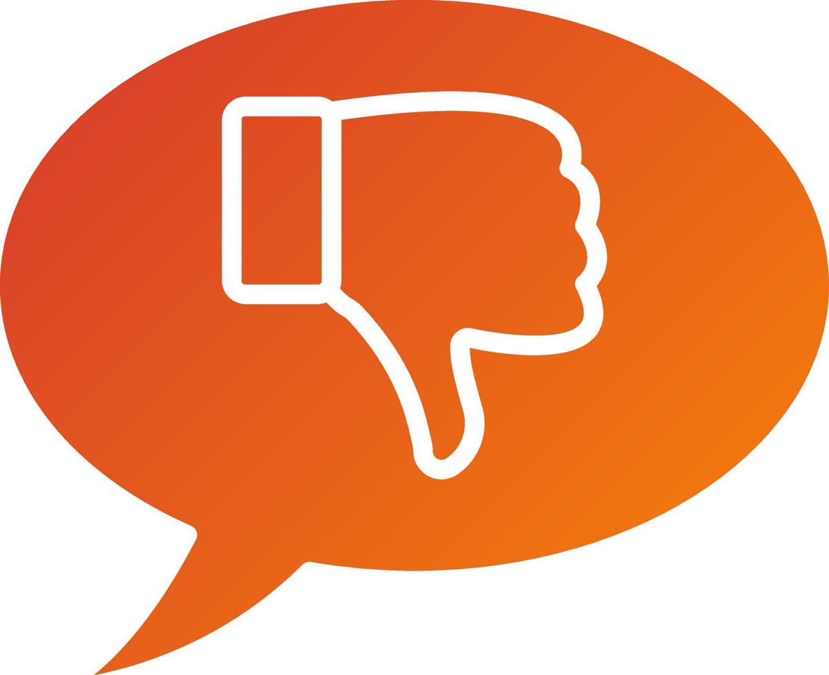 Criticism Icon Style vector