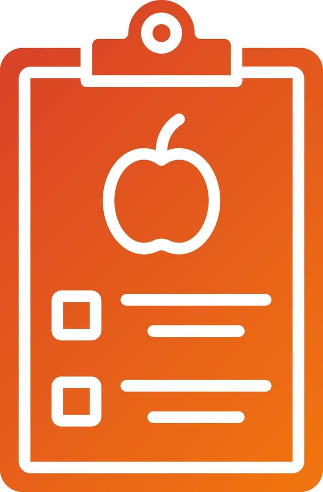 dietético comida icono estilo vector