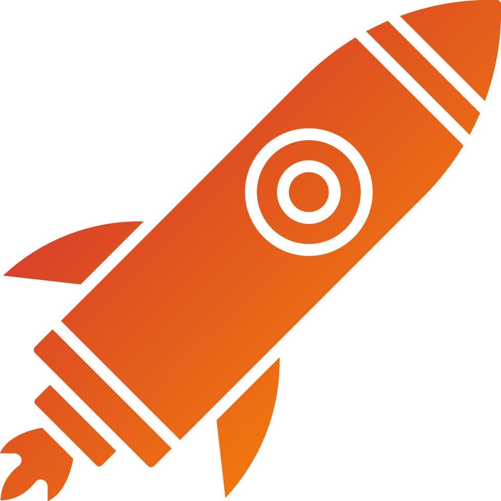 Rocket Icon Style vector