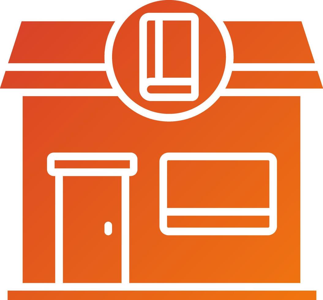 Book Store Icon Style vector