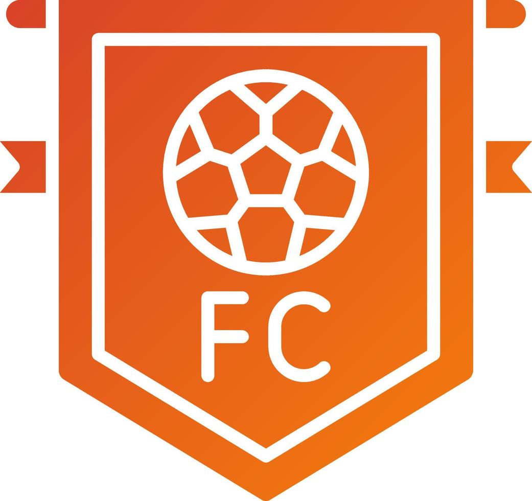 Football Club Icon Style vector