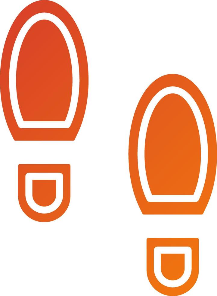 Footprint Icon Style vector