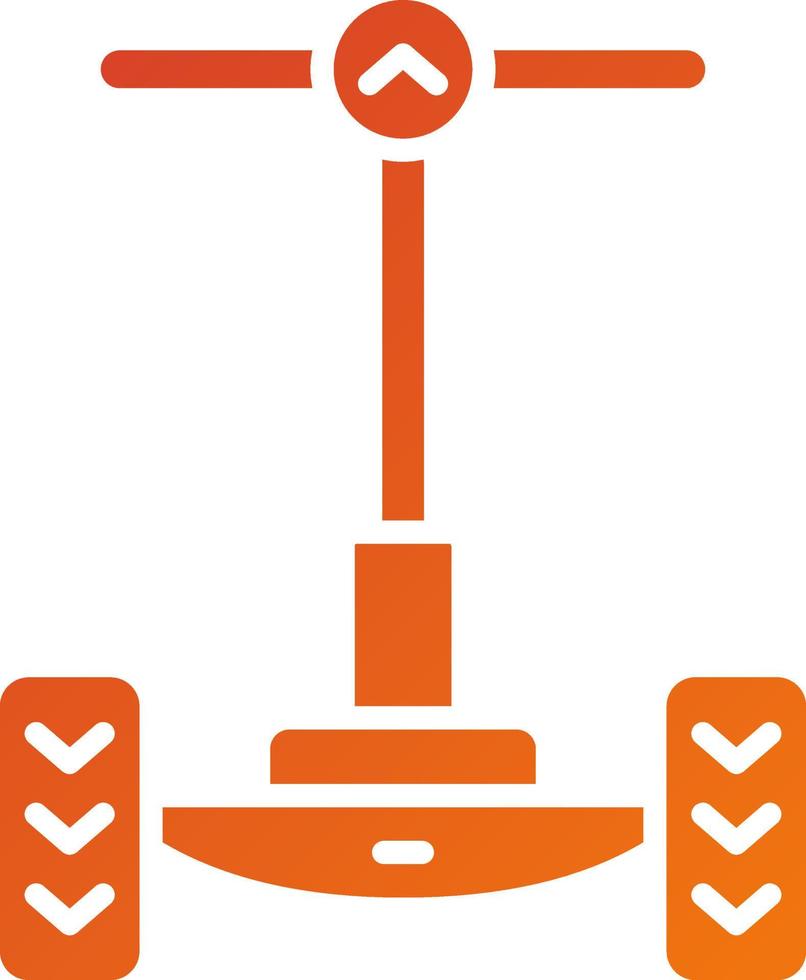 segway icono estilo vector