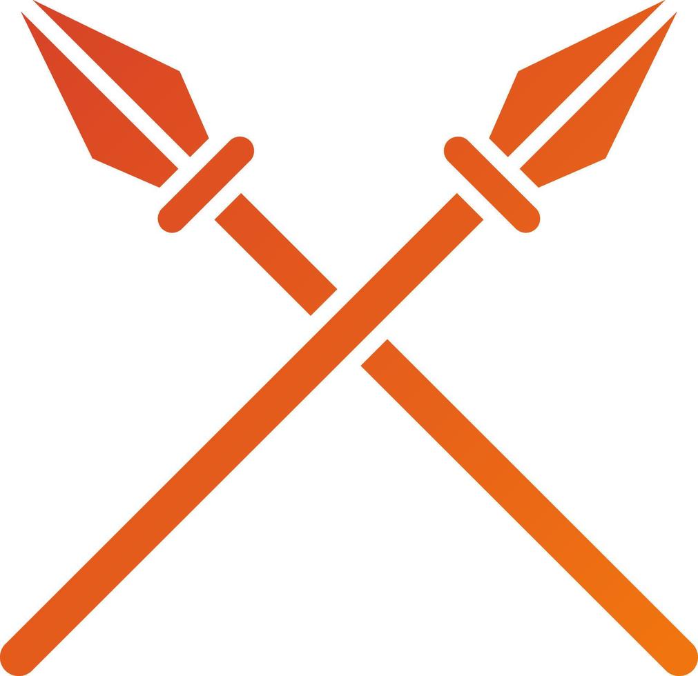 Spear Icon Style vector