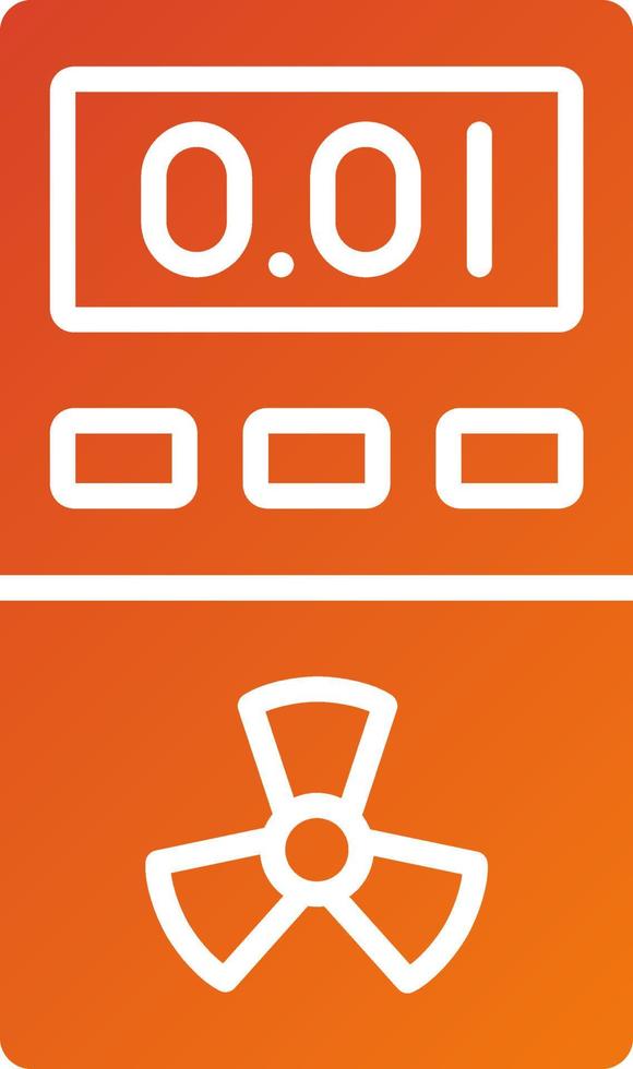Dosimeter Icon Style vector