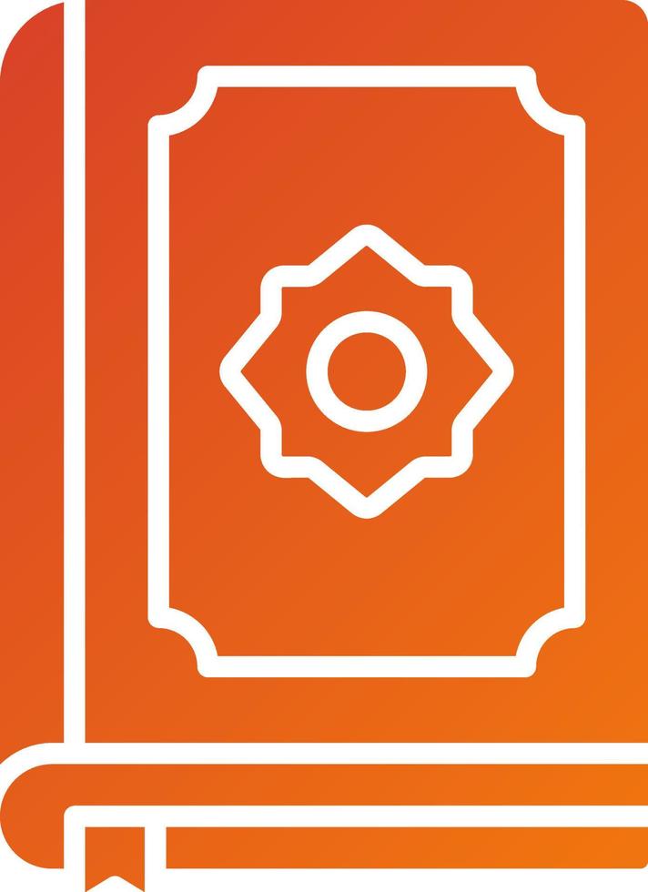 Quran Icon Style vector