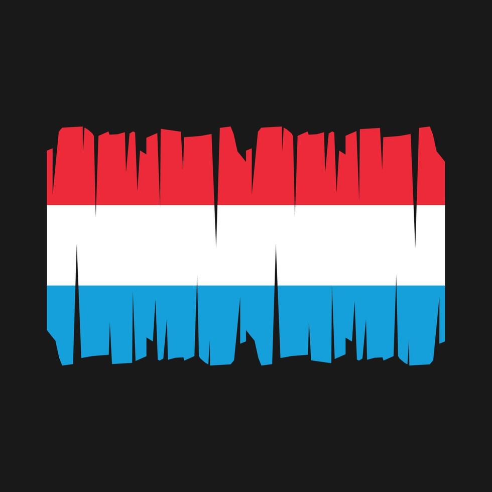 Luxembourg Flag Vector
