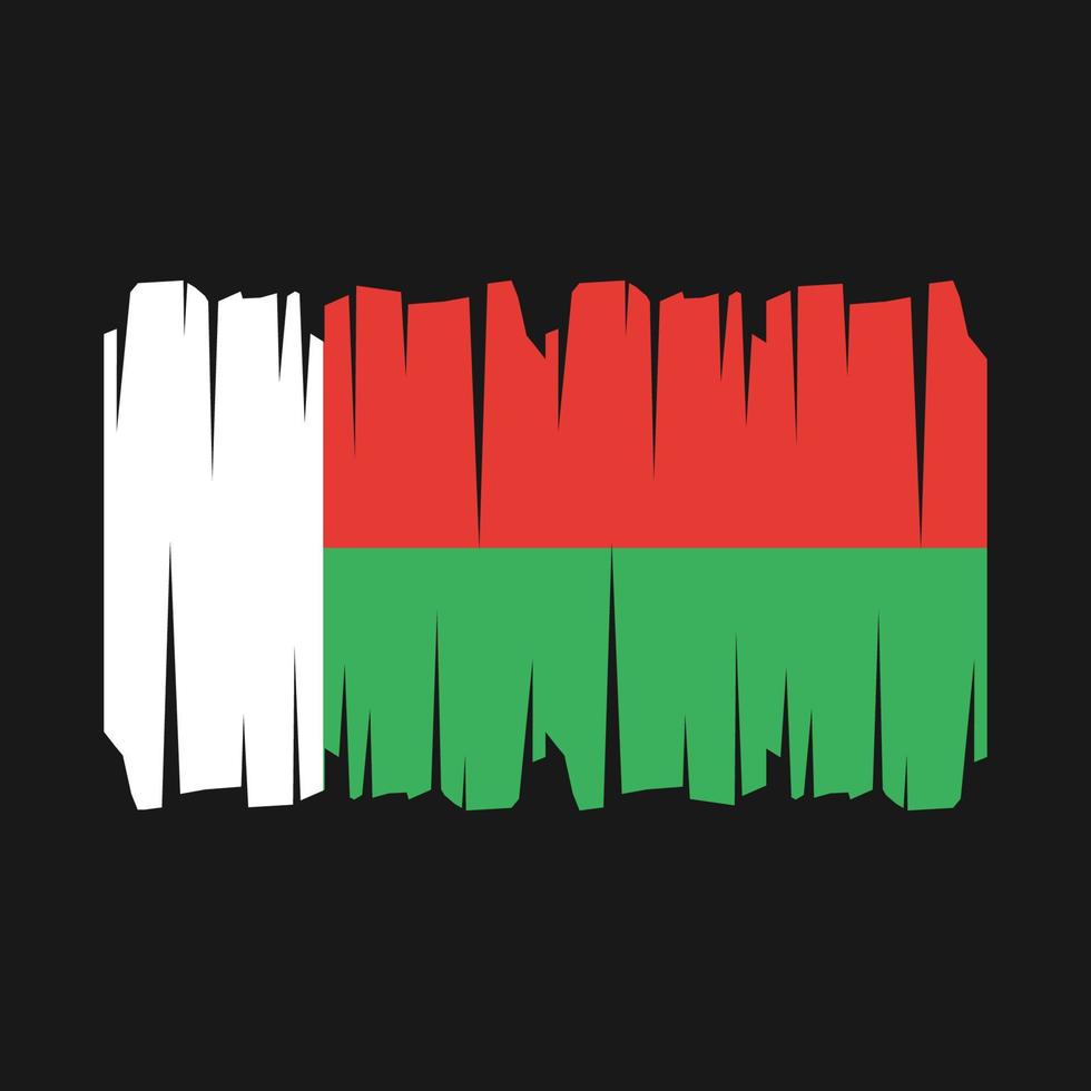 Madagascar Flag Vector
