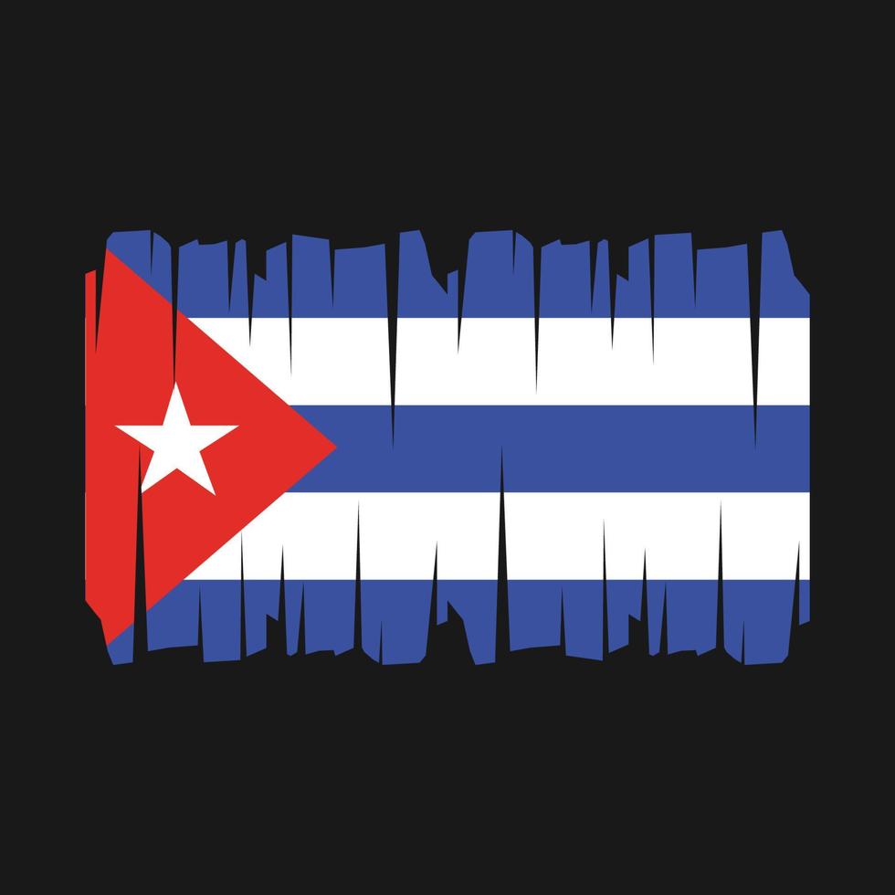 vector de bandera de cuba