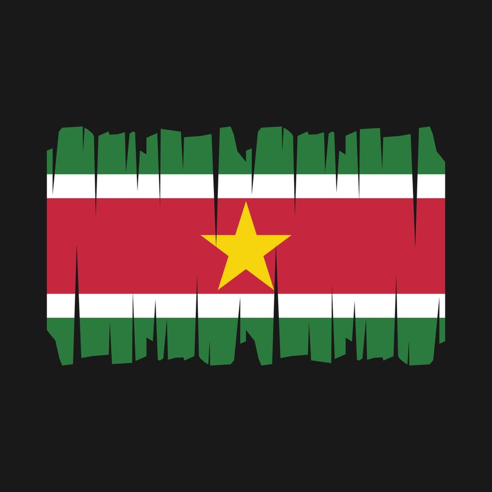 Suriname Flag Vector