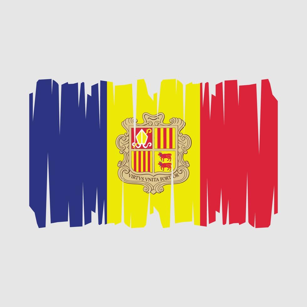 Andorra Flag Vector