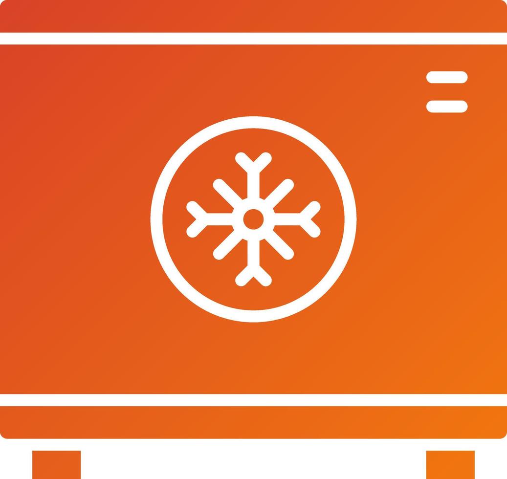 Freezer Icon Style vector