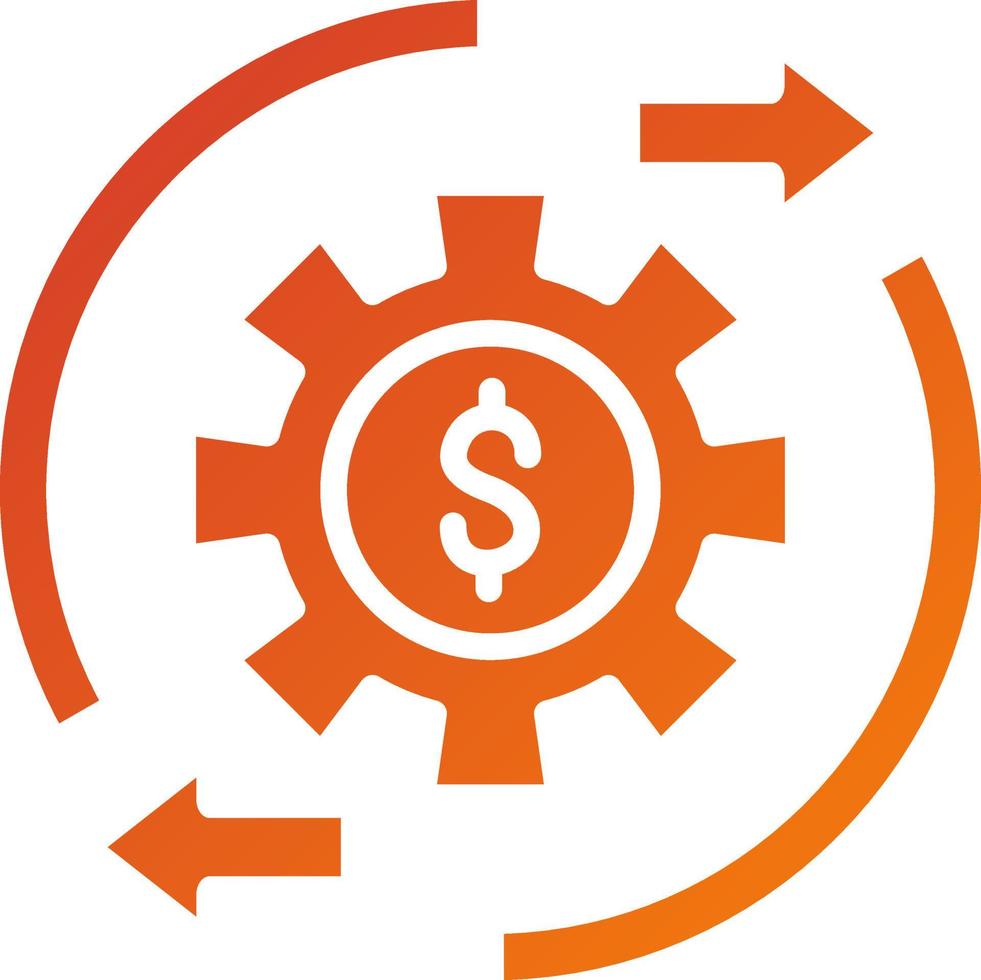 Procedure Cost Icon Style vector