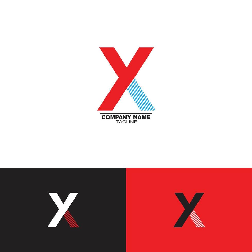 Xy or yx logo design vector templates