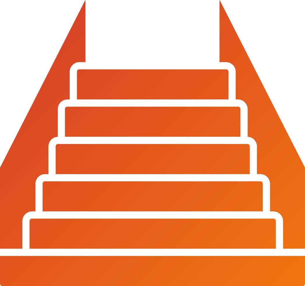 Stairs Icon Style vector