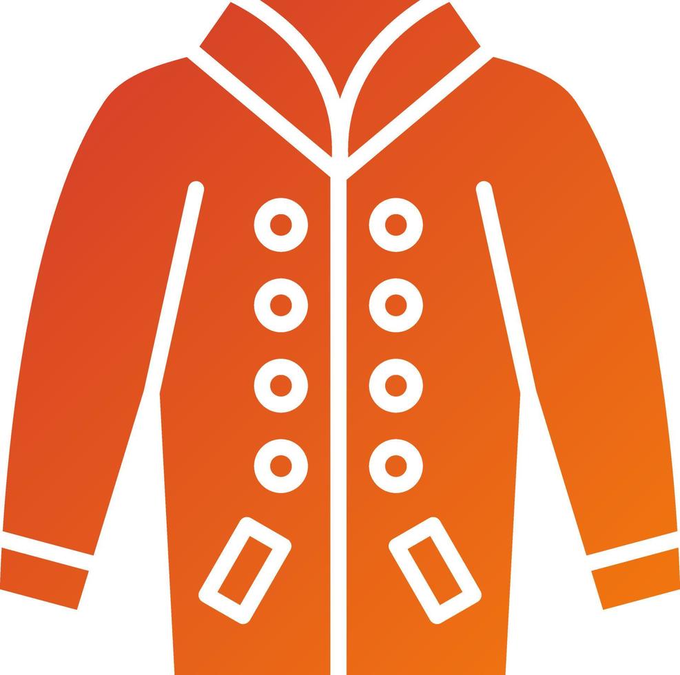 Varsity Jacket Icon Style vector
