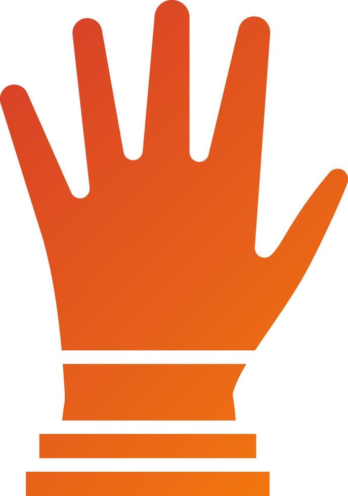 Exam Gloves Icon Style vector