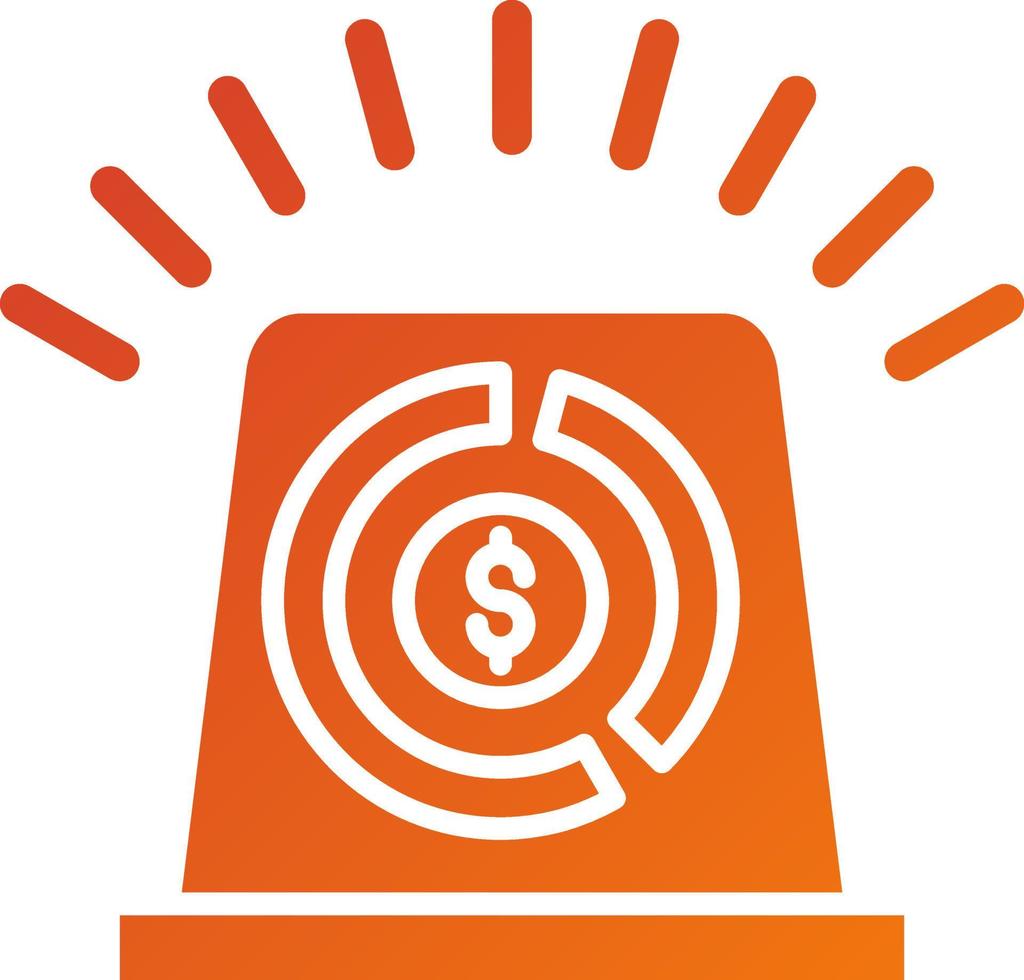 Emergency Funds Icon Style vector