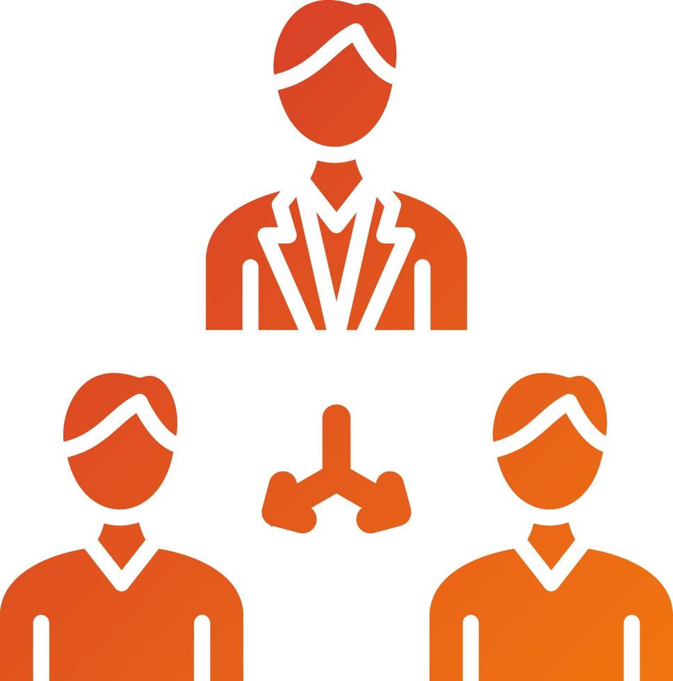 Executive Team Icon Style vector