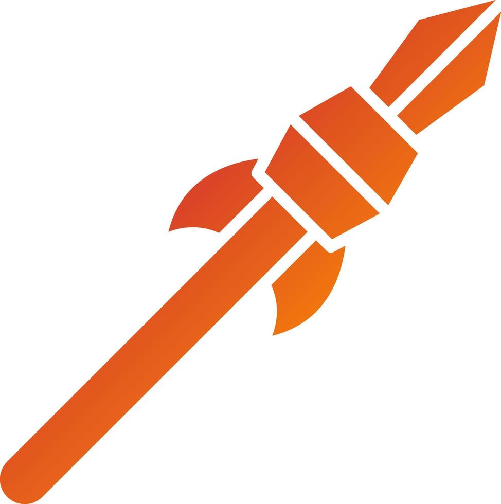 Javelin Icon Style vector