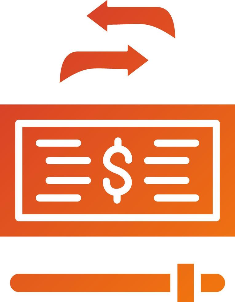 Maximum Transaction Amount Icon Style vector