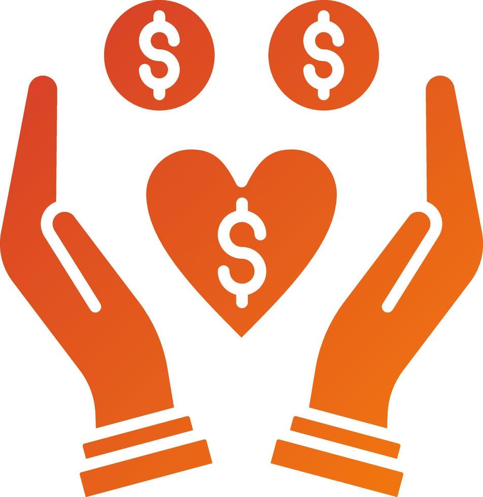 Philanthropy Icon Style vector