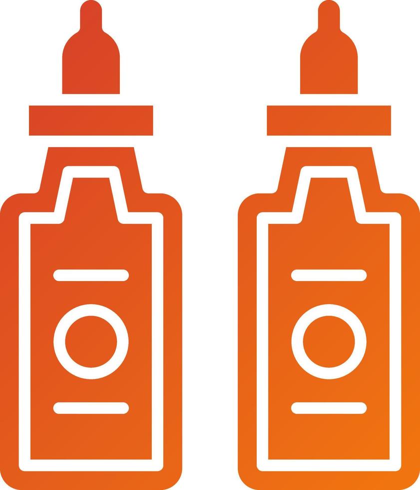 Bottles Icon Style vector