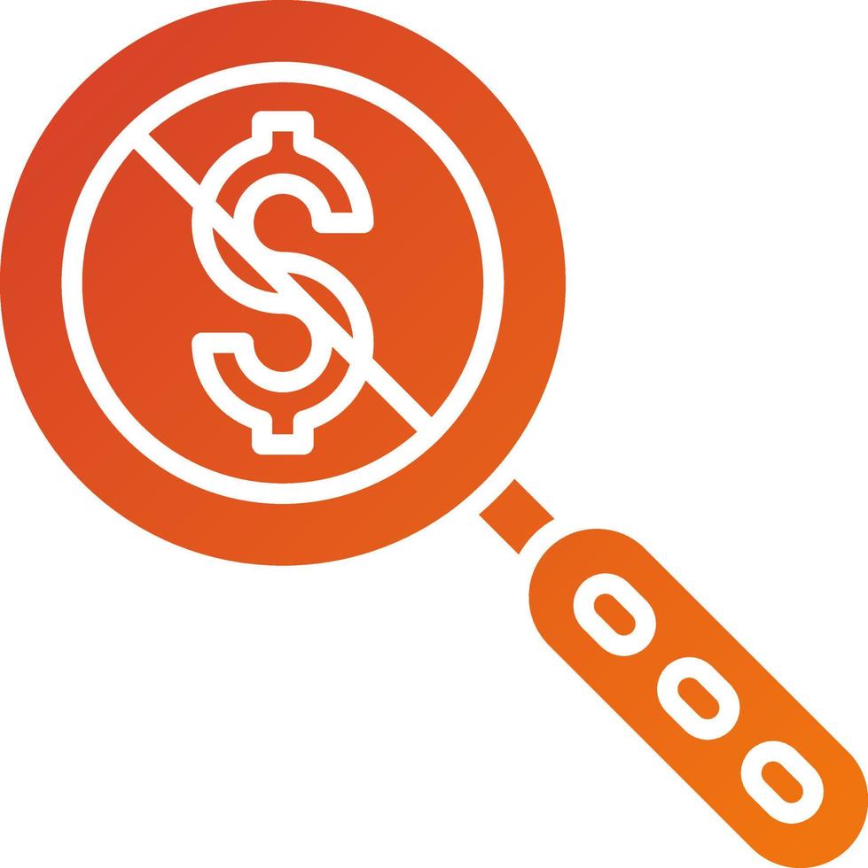 No Hidden Charges Icon Style 21763964 Vector Art at Vecteezy